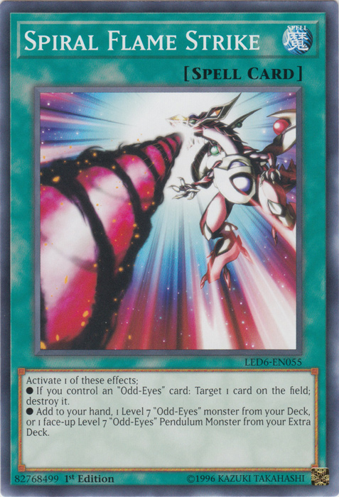Spiral Flame Strike (LED6-EN055) [Legendary Duelists: Magical Hero]