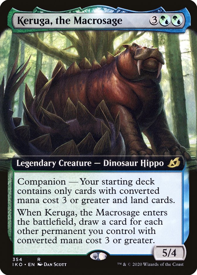 Keruga, the Macrosage (Extended Art) (354) [Ikoria: Lair of Behemoths]