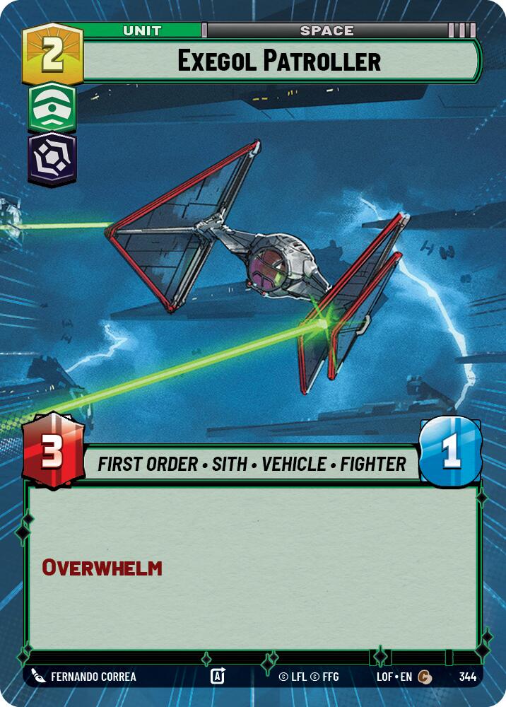 Exegol Patroller (Hyperspace) (344) [Legends of the Force]