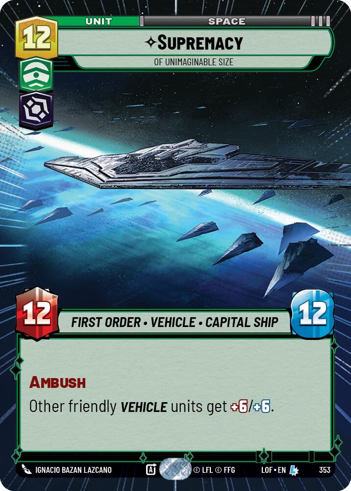 Supremacy - Of Unimaginable Size (Hyperspace) (353) [Legends of the Force]