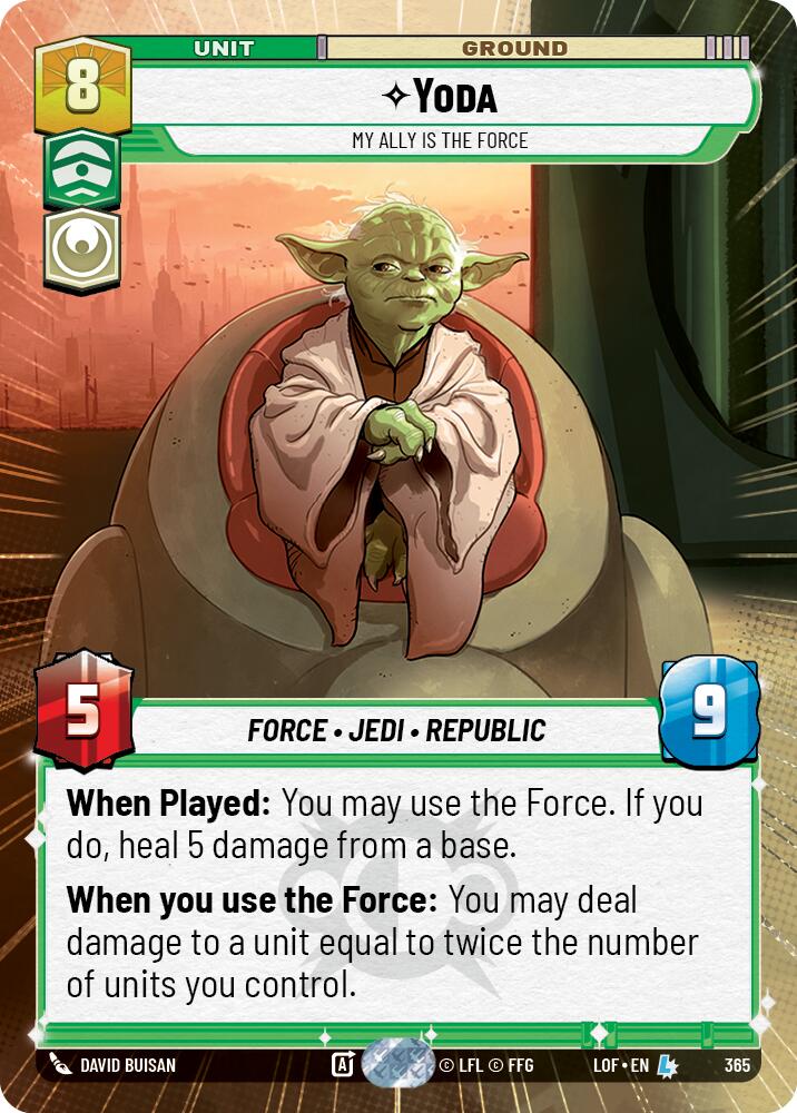 Yoda - My Ally is the Force (Hyperspace) (365) [Legends of the Force]