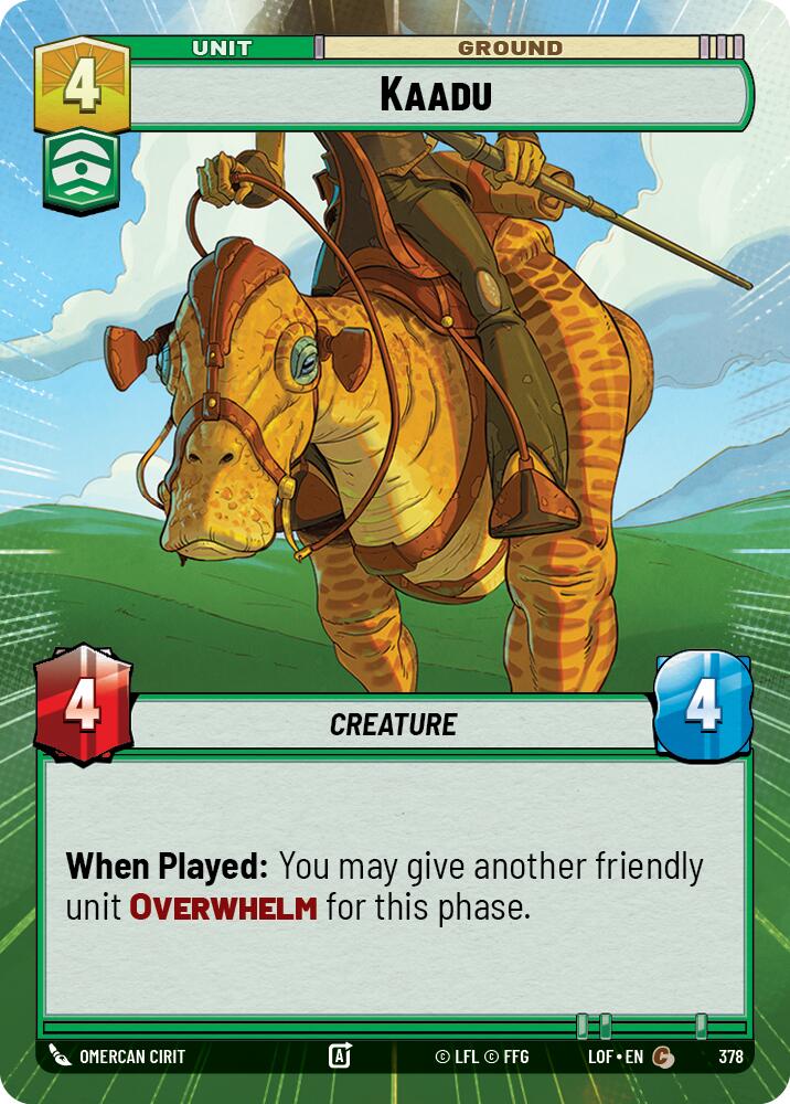 Kaadu (Hyperspace) (378) [Legends of the Force]