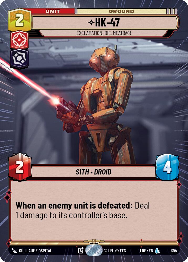 HK-47 - Exclamation: Die, Meatbag! (Hyperspace) (394) [Legends of the Force]