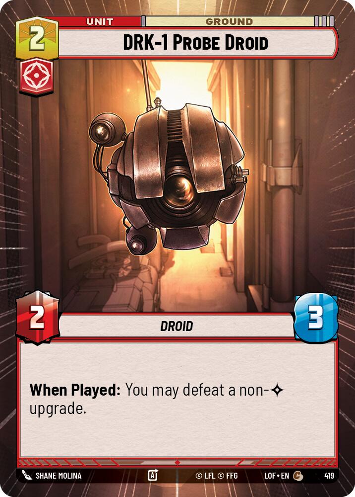 DRK-1 Probe Droid (Hyperspace) (419) [Legends of the Force]