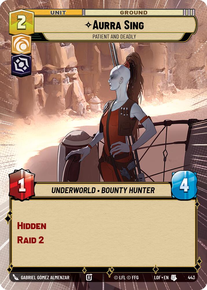 Aurra Sing - Patient and Deadly (Hyperspace) (443) [Legends of the Force]