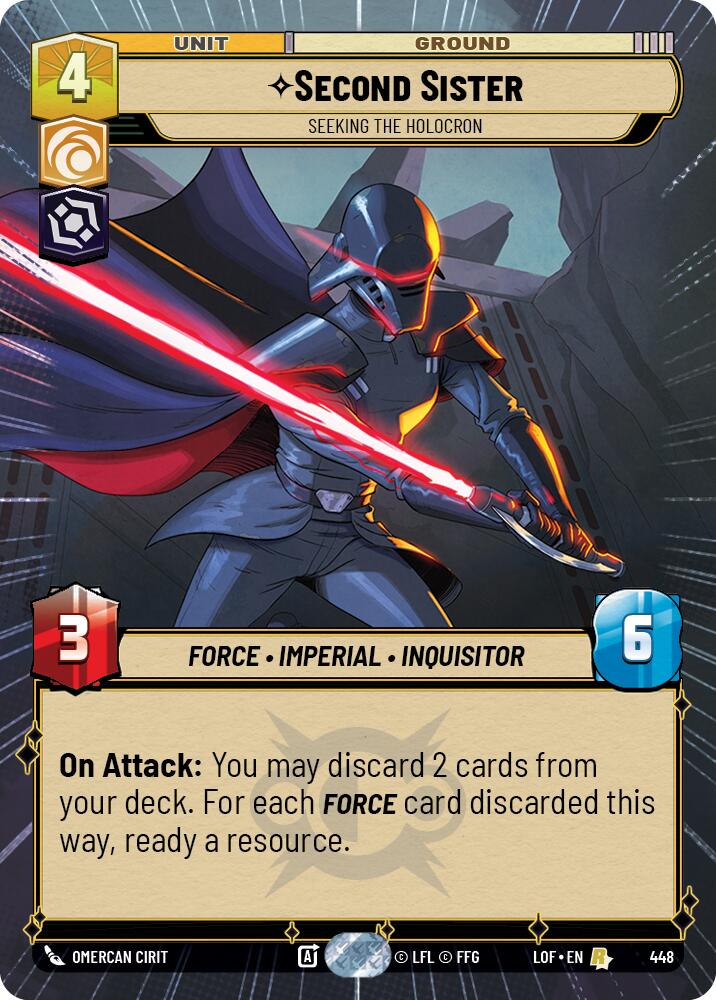 Second Sister - Seeking the Holocron (Hyperspace) (448) [Legends of the Force]