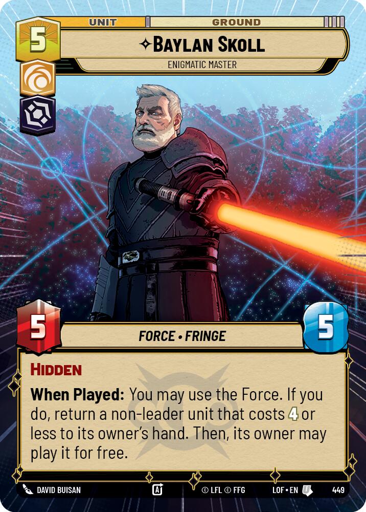 Baylan Skoll - Enigmatic Master (Hyperspace) (449) [Legends of the Force]