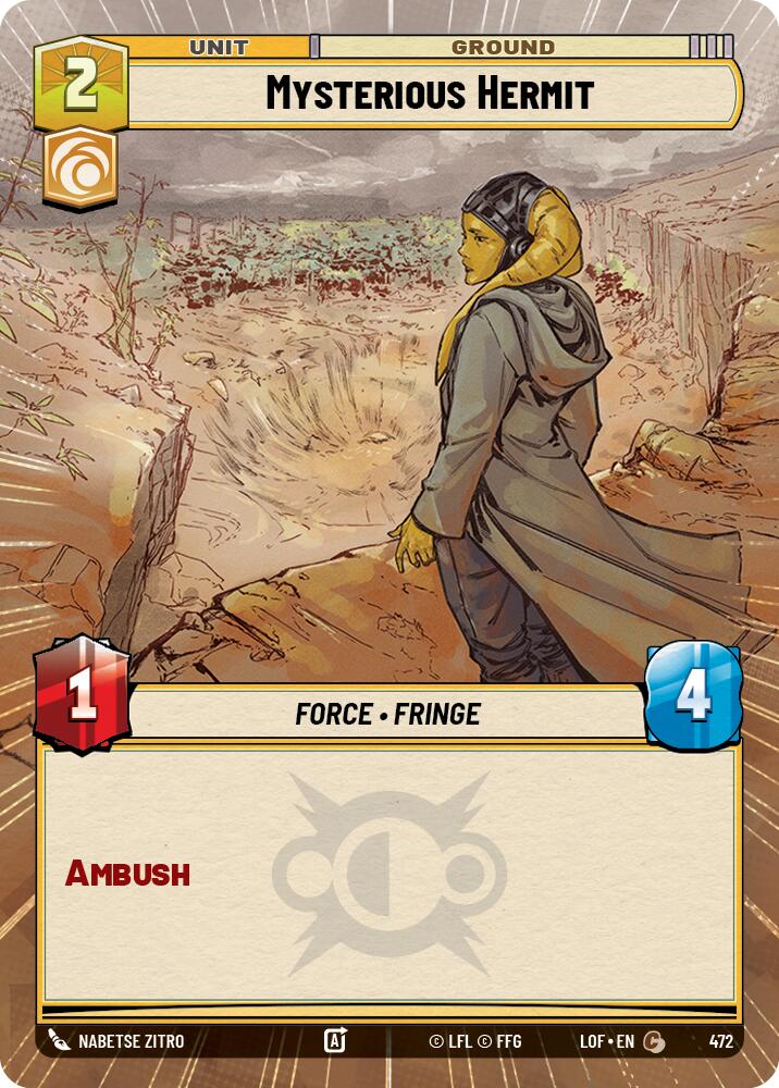 Mysterious Hermit (Hyperspace) (472) [Legends of the Force]