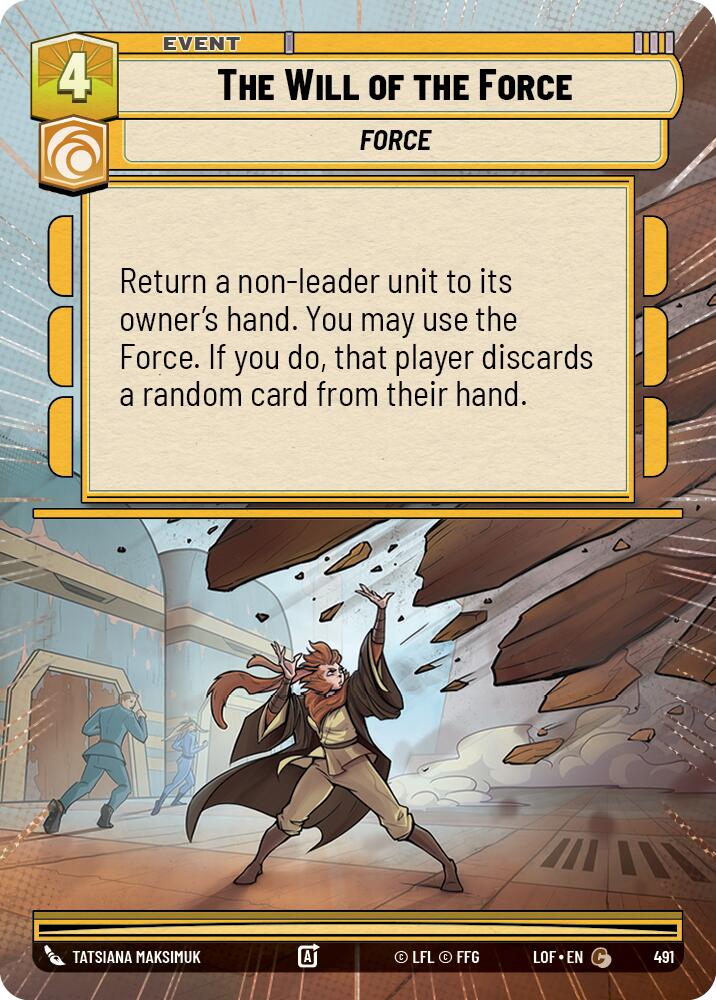 The Will of the Force (Hyperspace) (491) [Legends of the Force]