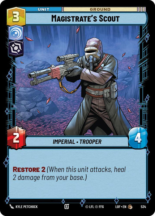 Magistrate's Scout (534) (Foil) (534) [Legends of the Force]