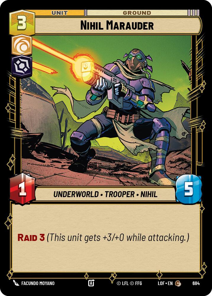Nihil Marauder (Foil) (684) [Legends of the Force]