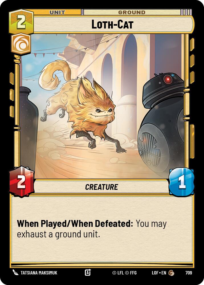 Loth-Cat (Foil) (709) [Legends of the Force]