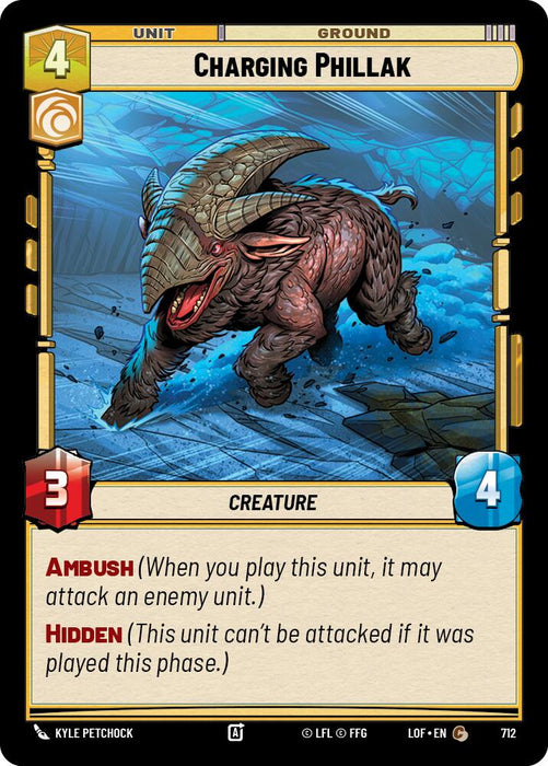 Charging Phillak (712) (Foil) (712) [Legends of the Force]