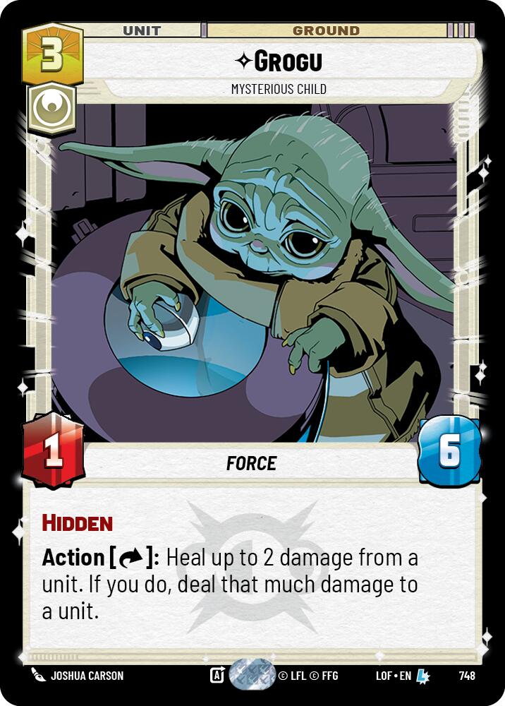 Grogu - Mysterious Child (Foil) (748) [Legends of the Force]