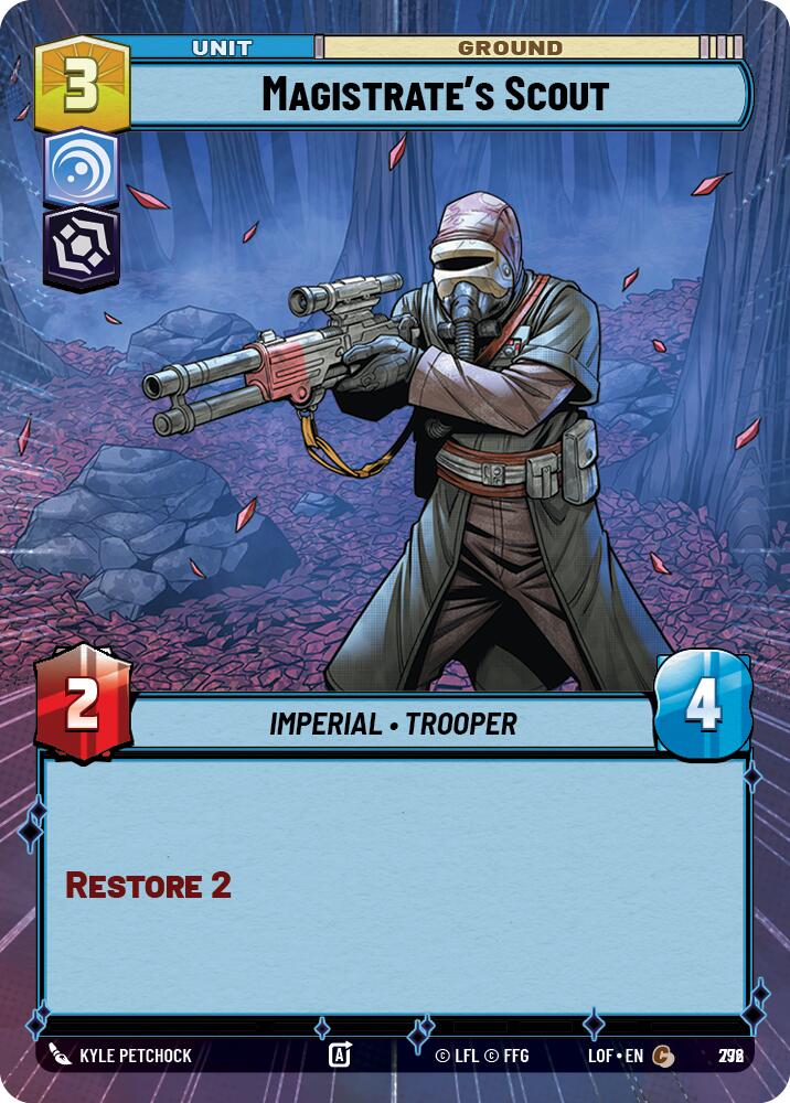 Magistrate's Scout (Hyperspace Foil) (772) [Legends of the Force]