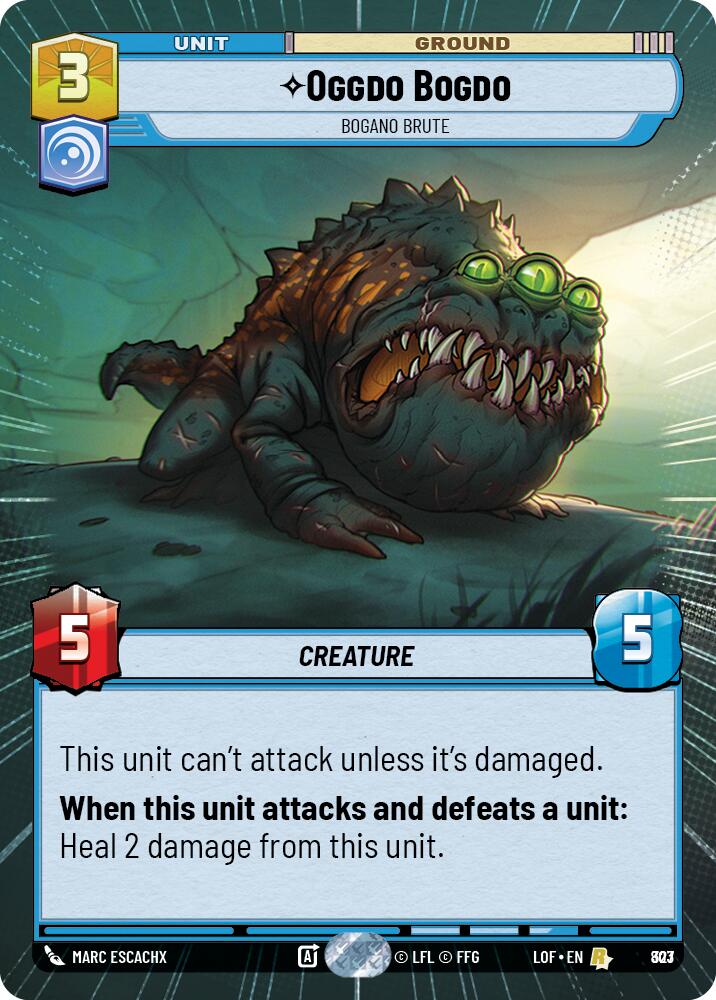 Oggdo Bogdo - Bogano Brute (Hyperspace Foil) (803) [Legends of the Force]