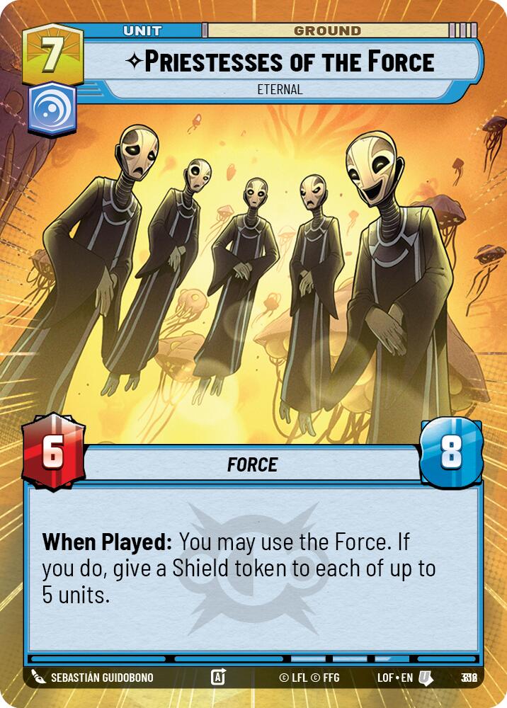 Priestesses of the Force - Eternal (Hyperspace Foil) (812) [Legends of the Force]