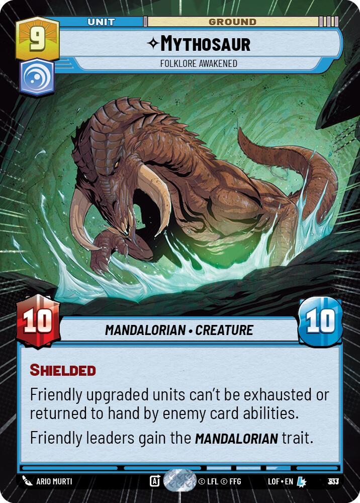 Mythosaur - Folklore Awakened (Hyperspace Foil) (813) [Legends of the Force]