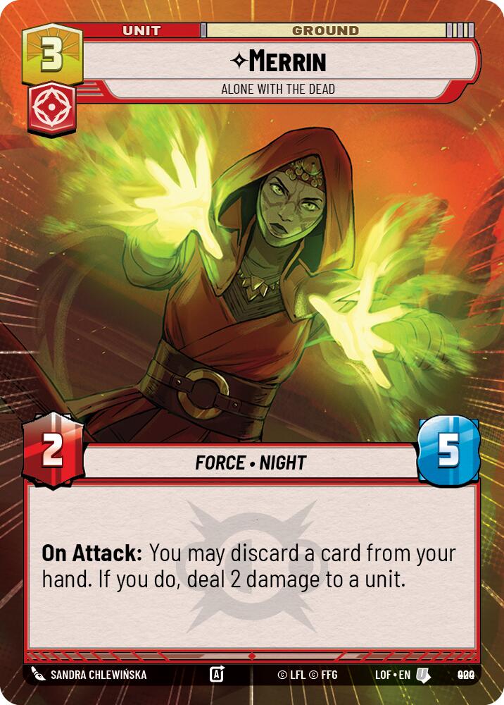 Merrin - Alone with the Dead (Hyperspace Foil) (900) [Legends of the Force]