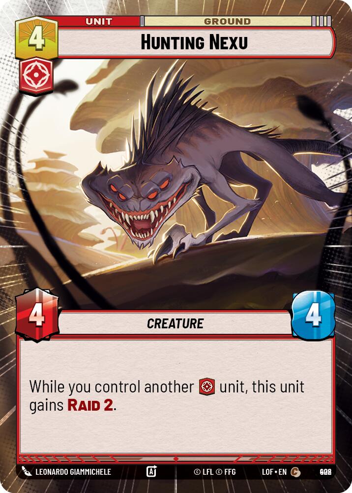 Hunting Nexu (Hyperspace Foil) (902) [Legends of the Force]