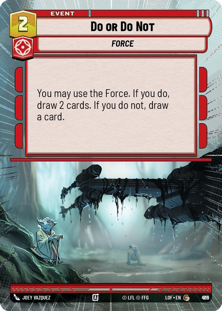 Do or Do Not (Hyperspace Foil) (915) [Legends of the Force]