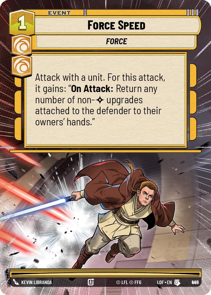 Force Speed (Hyperspace Foil) (945) [Legends of the Force]
