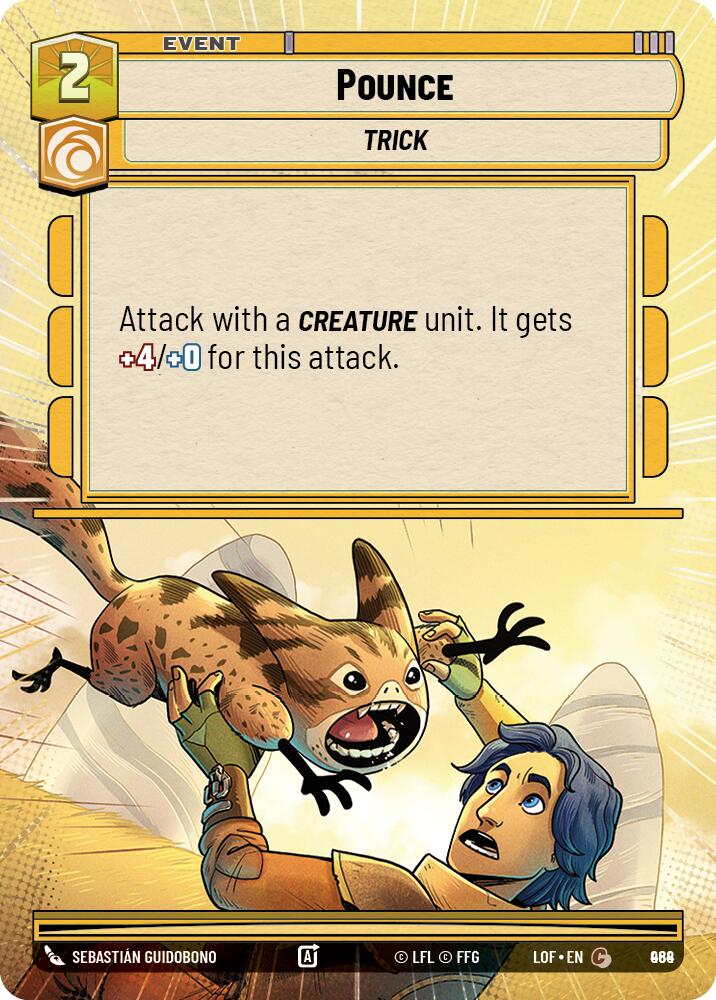 Pounce (Hyperspace Foil) (964) [Legends of the Force]