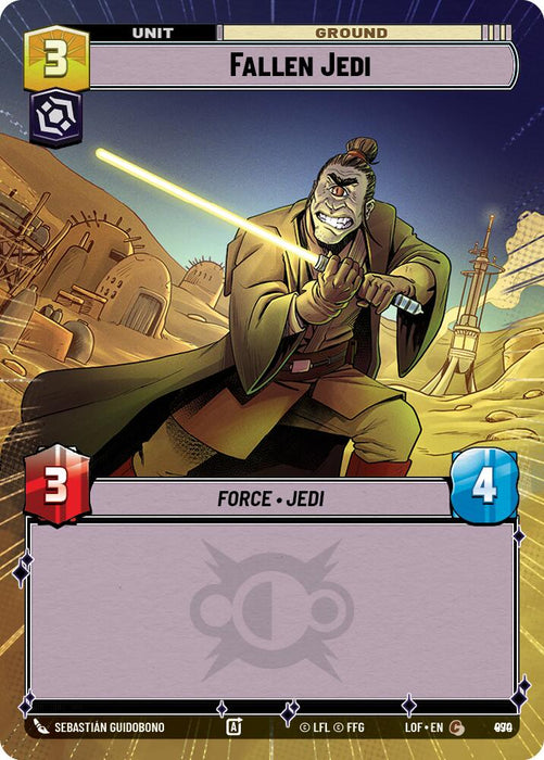 Fallen Jedi (970) (Hyperspace Foil) (970) [Legends of the Force]