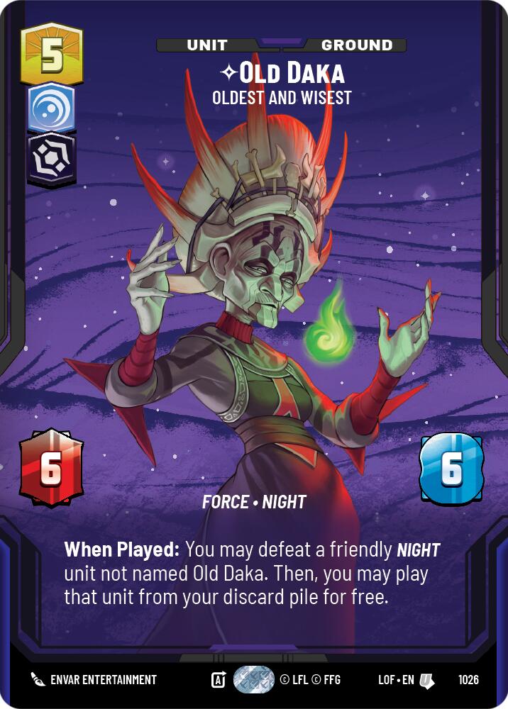Old Daka - Oldest and Wisest (Prestige) (1026) [Legends of the Force]