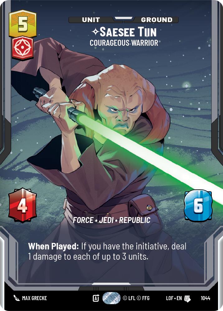 Saesee Tiin - Courageous Warrior (Prestige) (1044) [Legends of the Force]