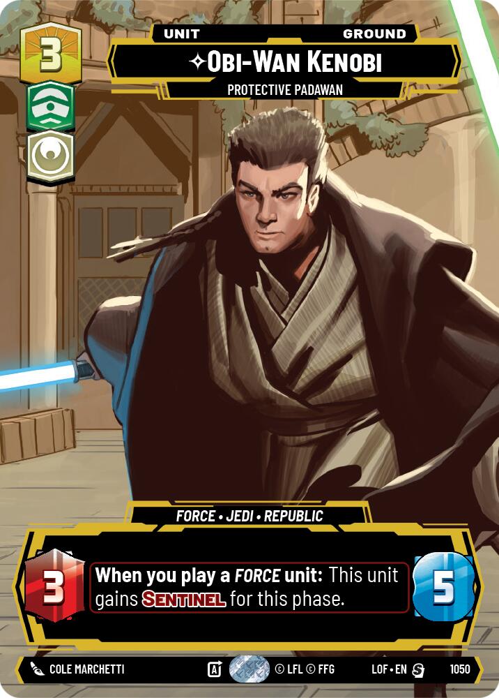 Obi-Wan Kenobi - Protective Padawan (Prestige) (1050) [Legends of the Force]