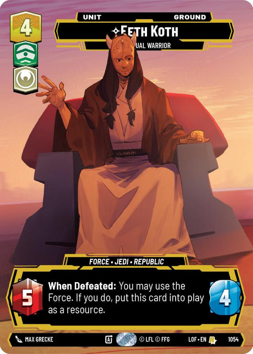 Eeth Koth (1054) - Spiritual Warrior (Prestige) (1054) [Legends of the Force]