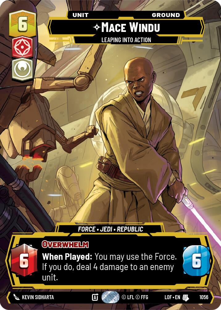 Mace Windu - Leaping into Action (Prestige) (1056) [Legends of the Force]