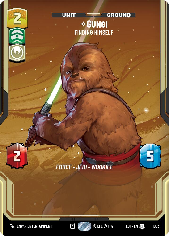 Gungi - Finding Himself (Prestige Foil) (1083) [Legends of the Force]