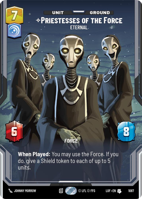 Priestesses of the Force (1087) - Eternal (Prestige Foil) (1087) [Legends of the Force]
