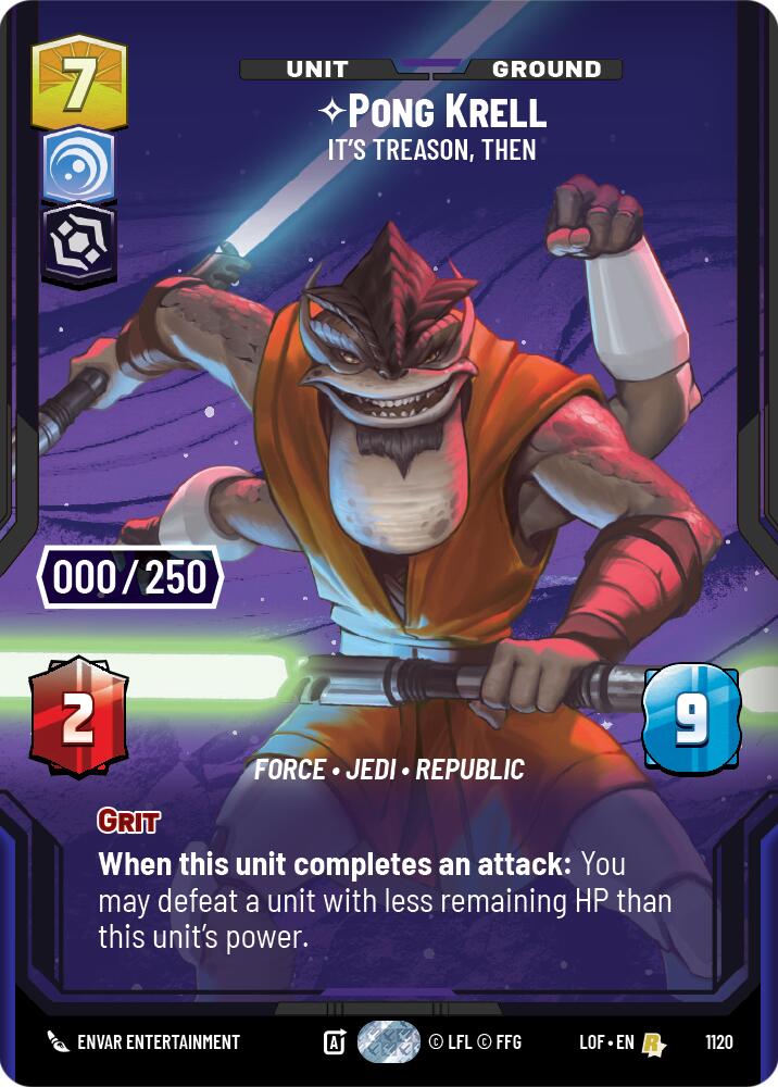 Pong Krell - It's Treason, Then (Serialized) (1120) [Legends of the Force]