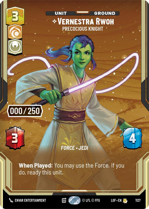 Vernestra Rwoh (1127) - Precocious Knight (Serialized) (1127) [Legends of the Force]