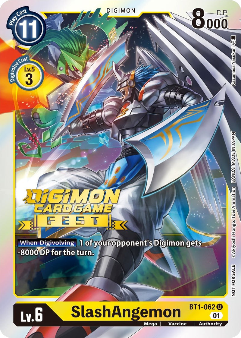 SlashAngemon (Digimon Card Game Fest 2022) (BT1-062 U) [Release Special Booster 1.0]