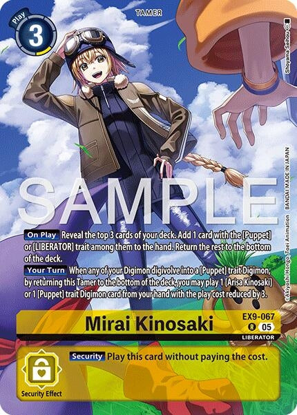 Mirai Kinosaki (Digimon Liberator Debuggers Set) (EX9-067 R) [Versus Monsters]