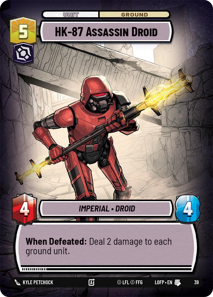 HK-87 Assassin Droid (Foil) (39) [Legends of the Force: Weekly Play Promos]