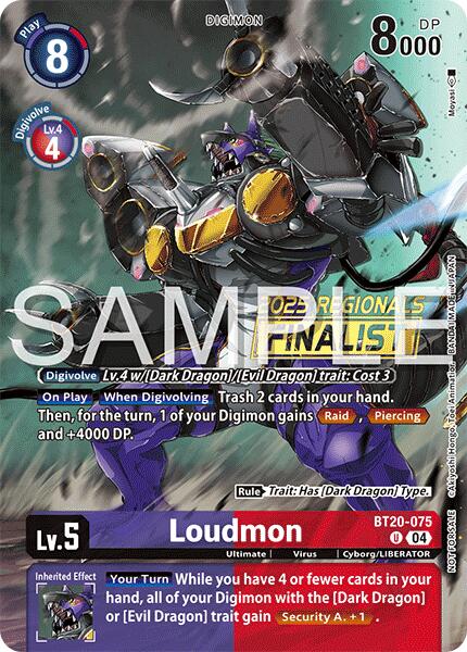 Loudmon (Regionals 25-26 Season 2 Finalist) (BT20-075 U) [Release Special Booster 2.0]
