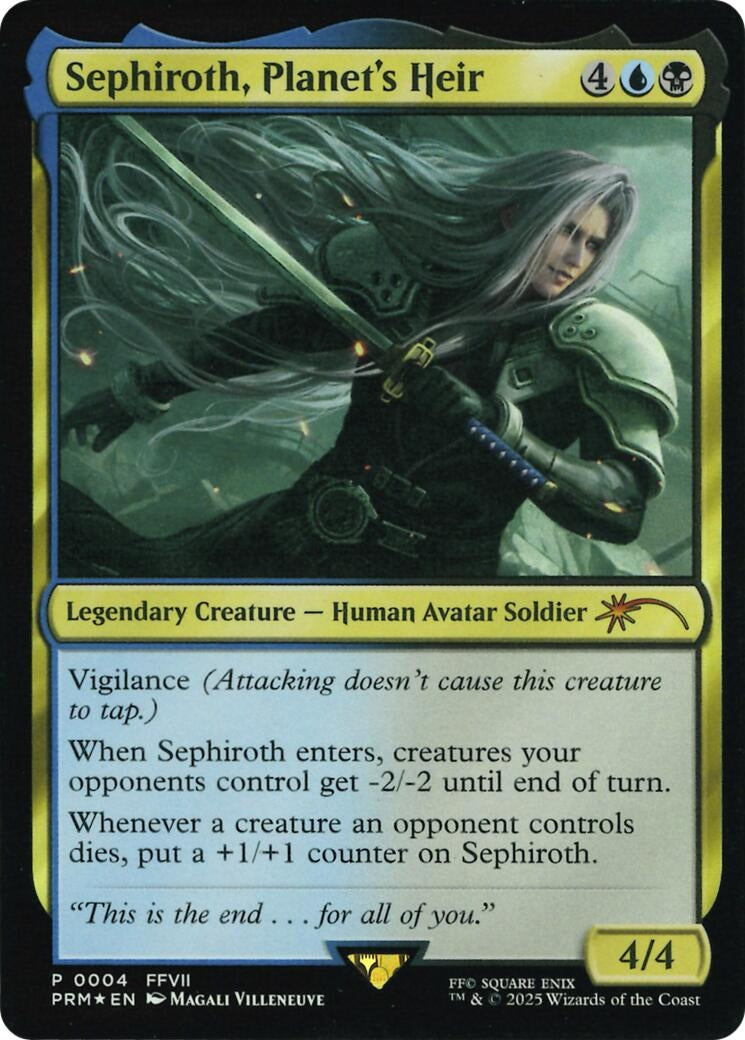Image for Sephiroth, Planet's Heir (Costco Bundle) (4) - Magic: The Gathering