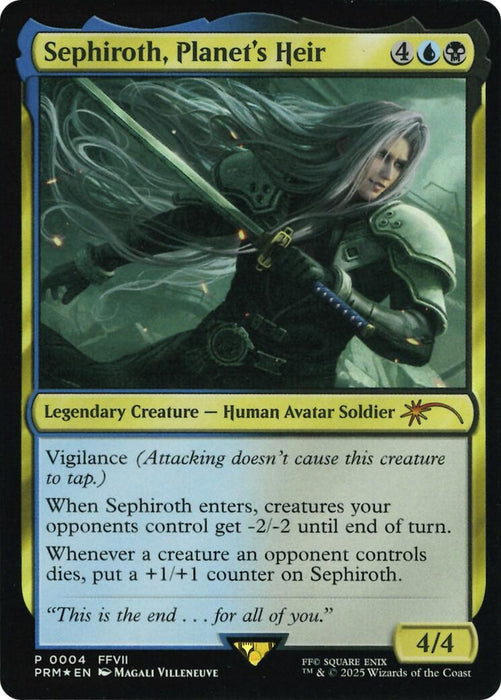 Image for Sephiroth, Planet's Heir (Costco Bundle) (4) - Magic: The Gathering