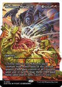 Mutinous Massacre (Showcase) (Fracture Foil) [Edge of Eternities]