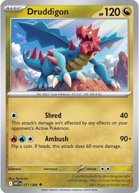 Druddigon (071/086) [SV: White Flare]