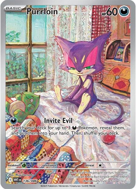 Purrloin (134/086) [Scarlet & Violet: White Flare]