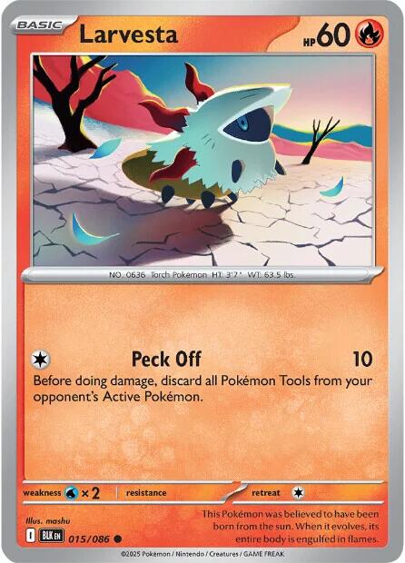 Larvesta (015/086) [SV: Black Bolt]