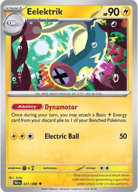 Eelektrik (034/086) [Scarlet & Violet: Black Bolt]