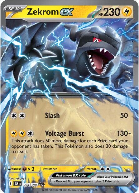 Zekrom ex (037/086) [Scarlet & Violet: Black Bolt]