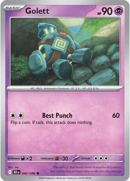 Golett (045/086) [Scarlet & Violet: Black Bolt]